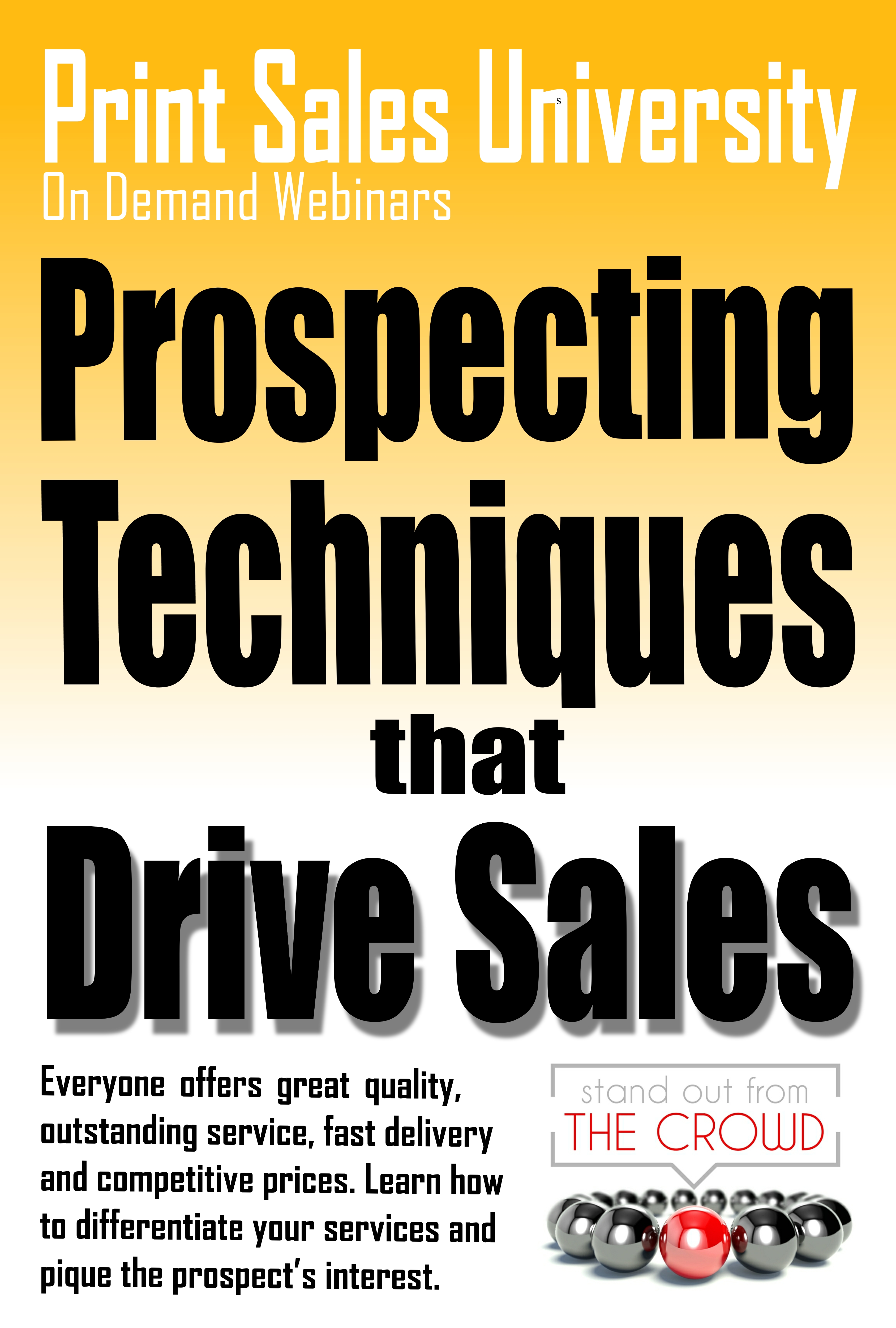 Prospecting webinar