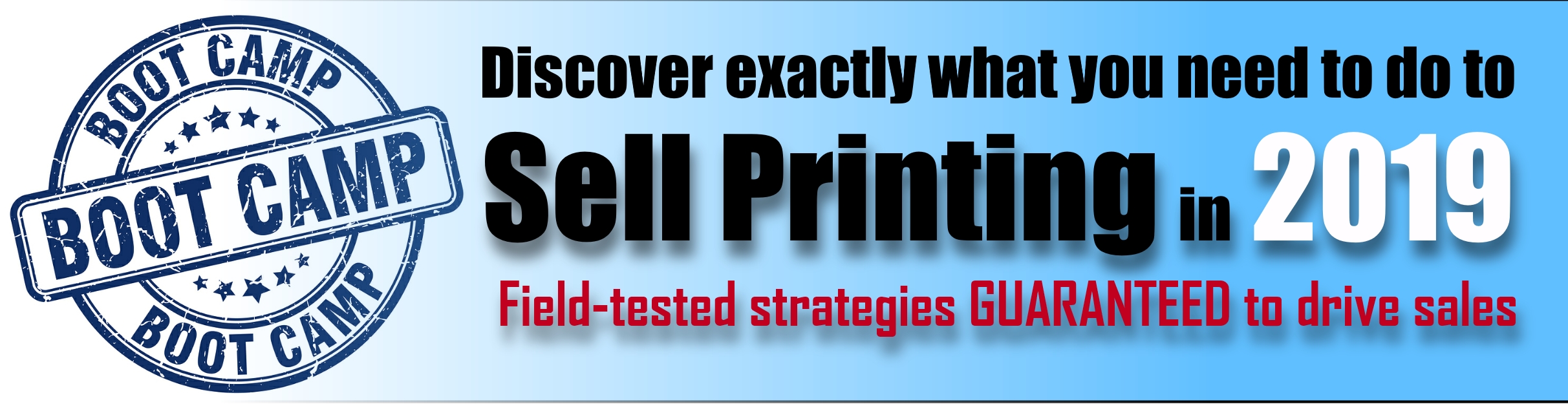 The Printing Industry's Leading Sales Trainer